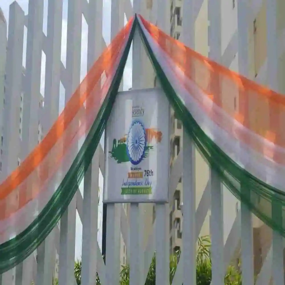 Tricolor Party Decor for 15 August